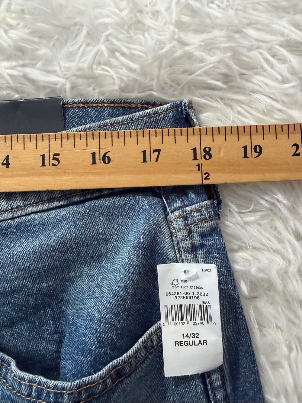 Gap Womens Barrel Jeans Size 14/32 High Rise Blue Relaxed Fit Casual NWT - Picture 5 of 9